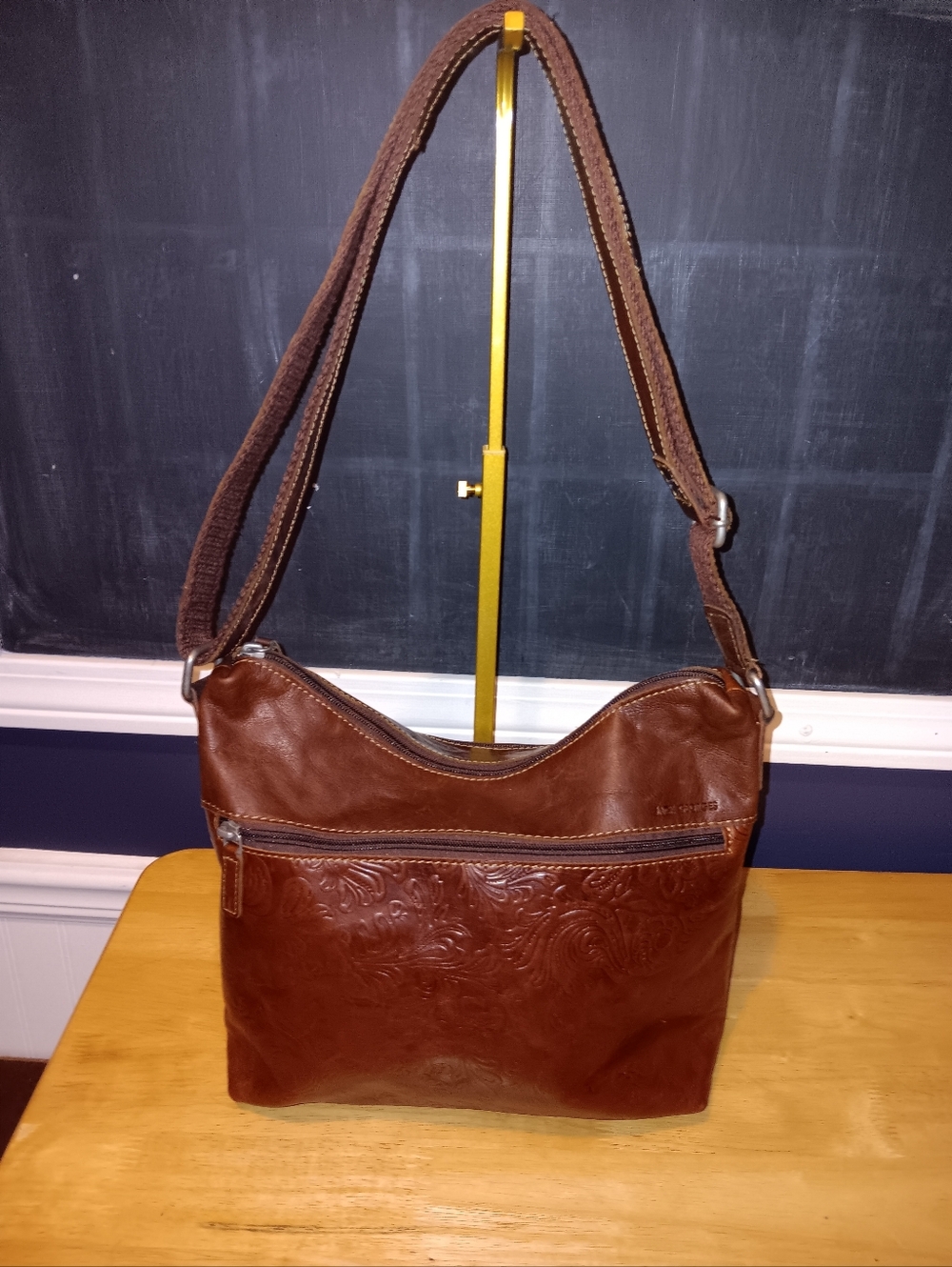 Jack Georges Leather Shoulder Bag